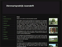 Tablet Screenshot of dierenartsassendelft.nl